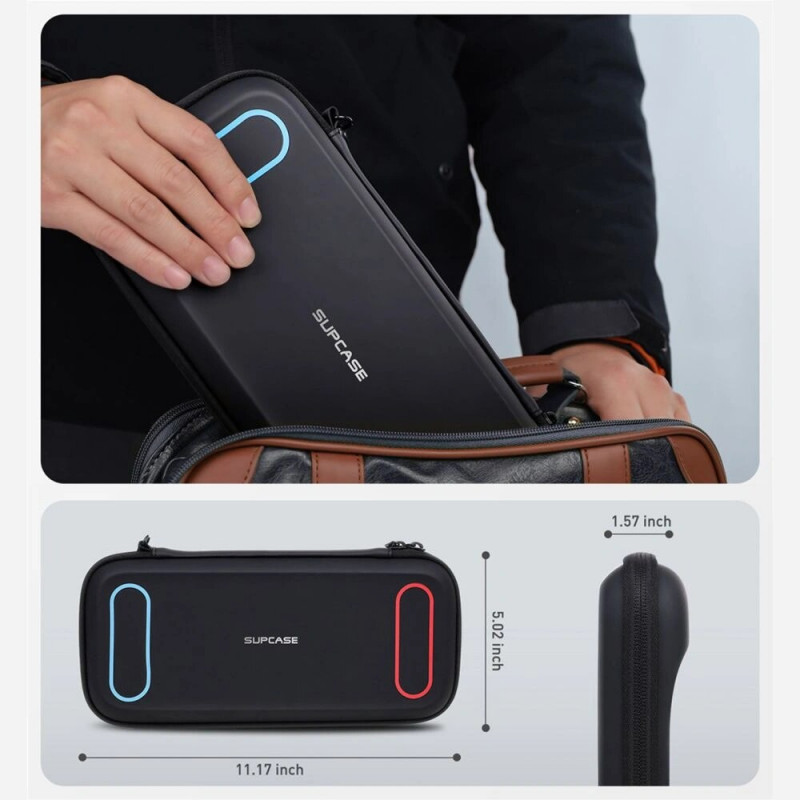 Supcase Carrying Mini pārnēsāšanas maciņš Nintendo Switch 2, melns