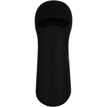 BUFF Ecostretch balaklava vienkrāsaina melna