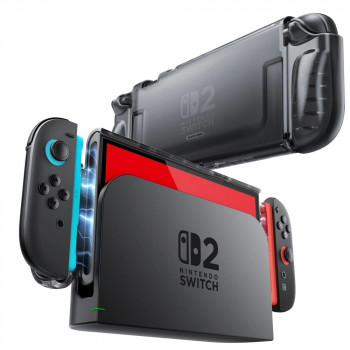 Supcase Crystal Case Nintendo Switch 2, Frost Black