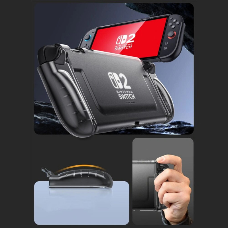 Supcase Crystal Case Nintendo Switch 2, Frost Black