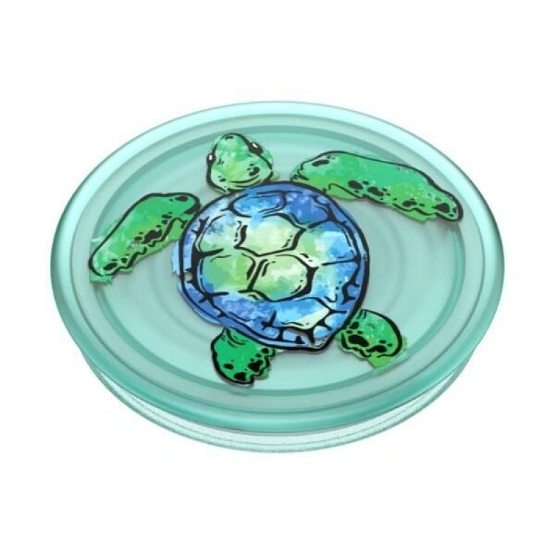 PopSockets PopGrip PlantCore Tortuga tālruņa satvērējs un statīvs