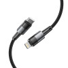 Tech-Protect UltraBoost USB-C/Lightning kabelis PD 20W 3A 200 cm, pelēks