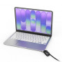 Compulocks Ledge Adapter for MacBook Neo MBALDGN01CL ar kombinēto kabeļslēdzeni (Corner Lock)