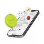 SBS Track My Circle atrašanās vietas noteicējs, saderīgs ar Apple Find My, zaļš