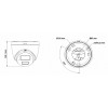 Miton NT-IP138CA-DL IP kamera, 8 MP, 2.8 mm