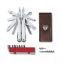 Daudzfunkciju instruments Victorinox Swiss Tool Spirit X Plus, nerūsējošais tērauds, āda, 105 mm (3.0235.L)
