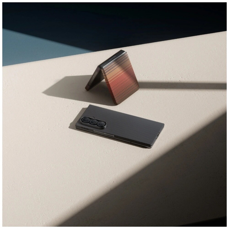 PITAKA Ultra-Slim MagSafe vāciņš Samsung Galaxy Z Fold7, melni pelēks
