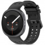 Tech-Protect Silicone Air siksniņa Samsung Galaxy Watch 8 / 9 / Classic 40 / 44 / 46 mm, melna