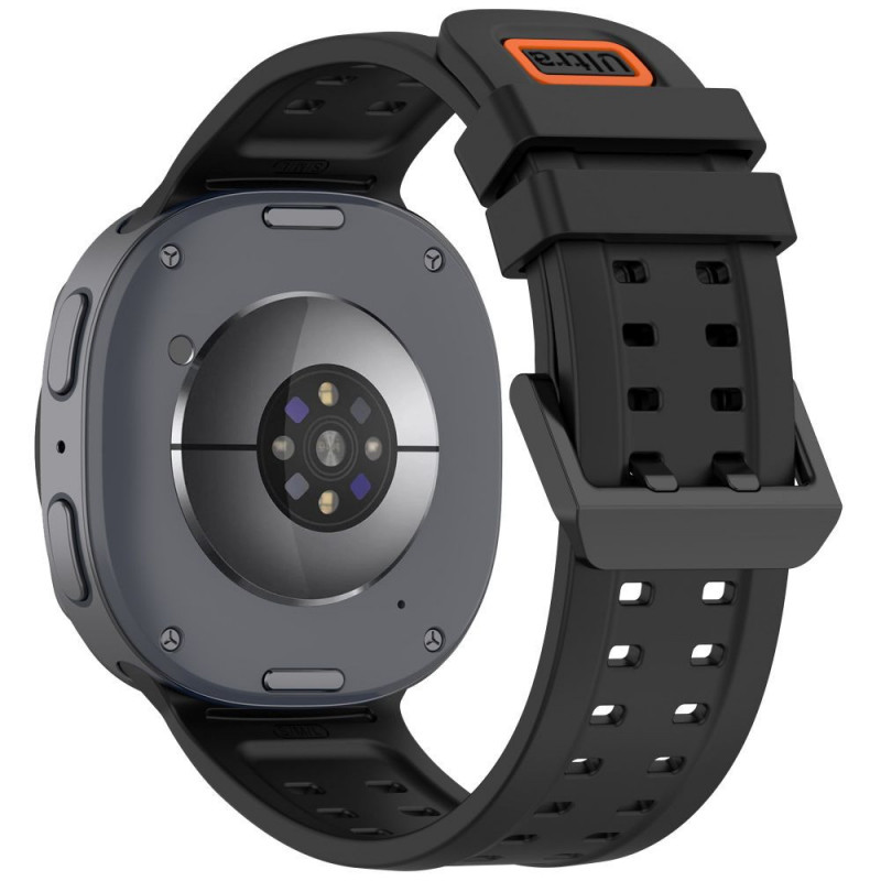 Tech-Protect Silicone Air siksniņa Samsung Galaxy Watch 8 / 9 / Classic 40 / 44 / 46 mm, melna