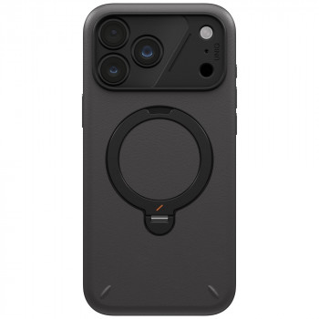 UNIQ Elix vāciņš Apple iPhone 18 Pro Max / 17 Pro Max, 360 rotējošs statīvs, pelēks