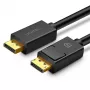 iLike Ugreen DP102 (10212) DisplayPort 1.2 uz DisplayPort 1.2 kabelis, 4K, 3 m, melns