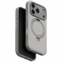 UNIQ Elix 360 Rotating Kickstand vāciņš Apple iPhone 18 Pro / 17 Pro, gaiši pelēks