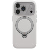 UNIQ Elix 360 Rotating Kickstand vāciņš Apple iPhone 18 Pro / 17 Pro, gaiši pelēks