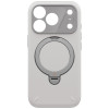 UNIQ Elix 360 Rotating Kickstand vāciņš Apple iPhone 18 Pro / 17 Pro, gaiši pelēks