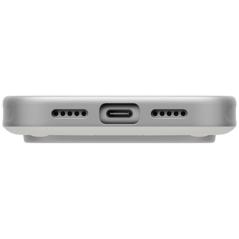 UNIQ Elix 360 Rotating Kickstand vāciņš Apple iPhone 18 Pro / 17 Pro, gaiši pelēks