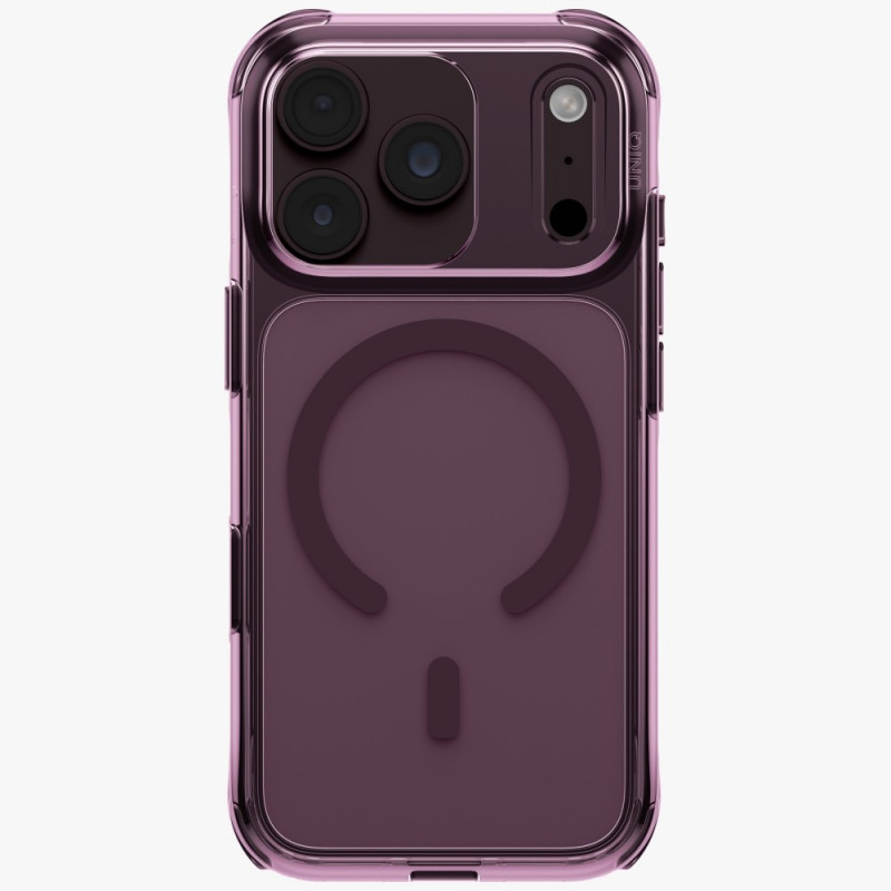 UNIQ LifePro Xtreme vāciņš Apple iPhone 18 Pro / 17 Pro, Magclick Charging, bordo
