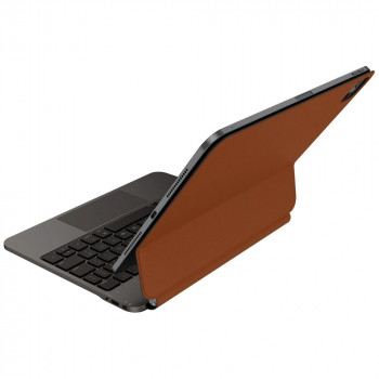 UNIQ Venno Pro Magnetic Smart futrālis ar tastatūru Apple iPad Air 11 2024/2025, iPad Air 10.9 2022/2020, iPad Pro 11 2022/2021, caramel krāsā