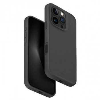 UNIQ Lino Hue vāciņš Apple iPhone 16 Pro, Magclick Charging, charcoal grey