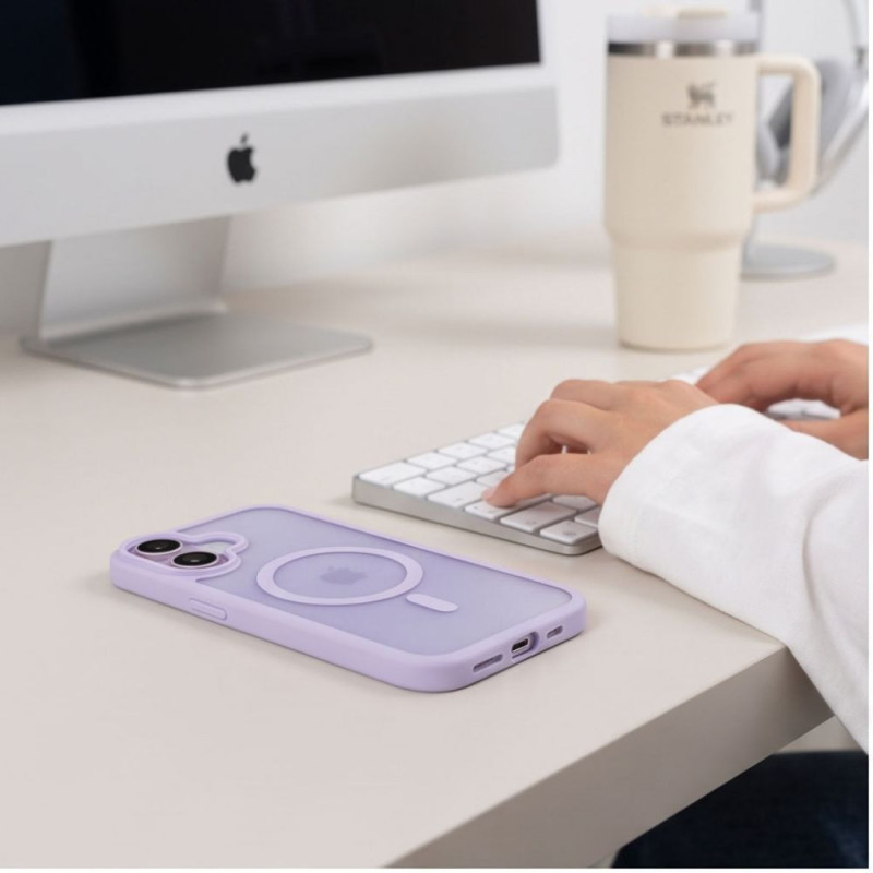 Tech-Protect BasicMag MagSafe vāciņš Apple iPhone 17, Matte Lavender