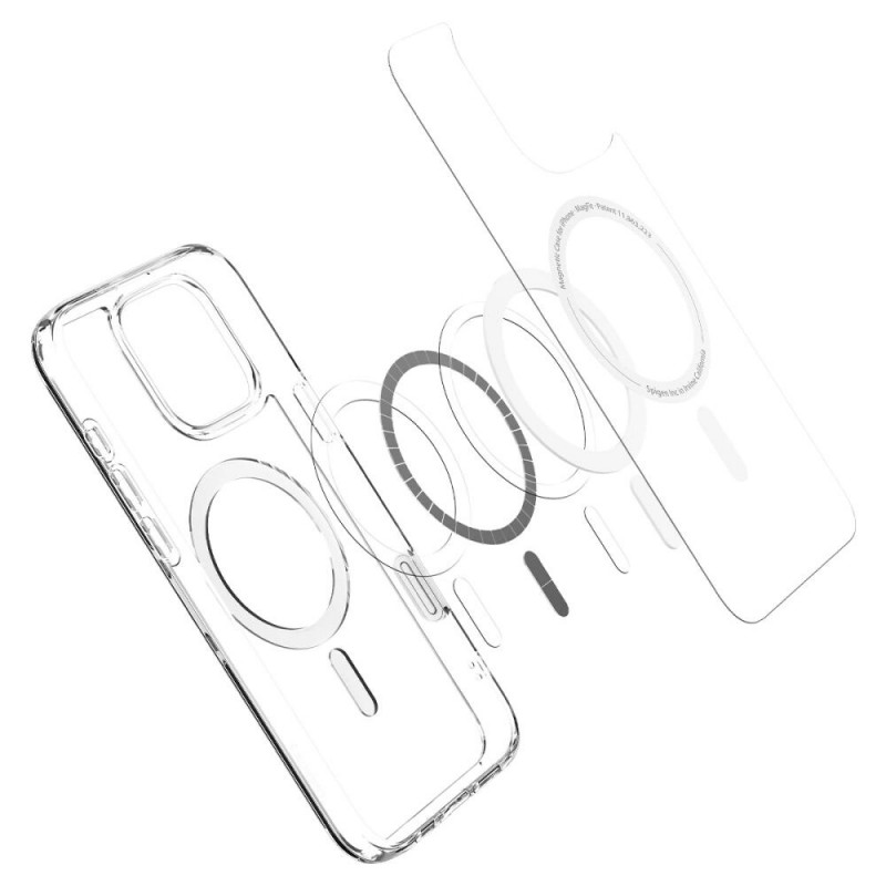 Spigen Ultra Hybrid "T" Mag MagSafe vāciņš Apple iPhone 16 Pro, balts