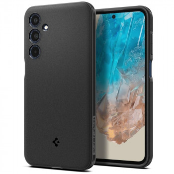 Spigen Essential SandBlast vāciņš Samsung Galaxy M35 5G, matēti melns