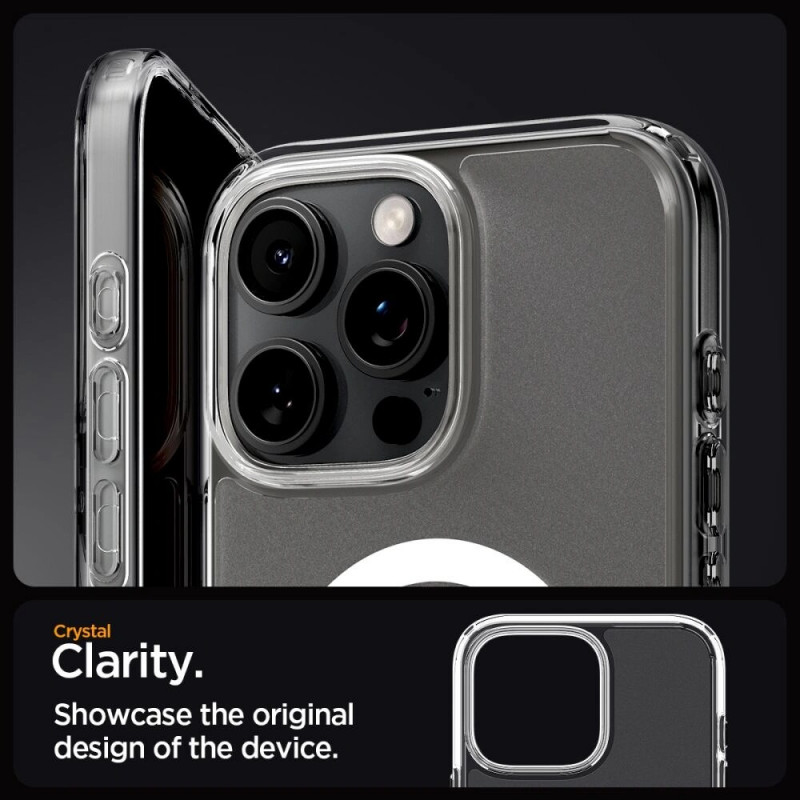 Spigen Ultra Hybrid Mag MagSafe vāciņš Apple iPhone 16 Pro, Frost Clear