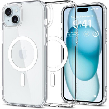 Spigen Ultra Hybrid Mag Spigen maciņš ar MagSafe Apple iPhone 15, balts