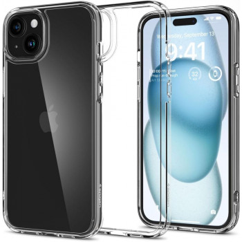 Spigen Ultra Hybrid vāciņš Apple iPhone 15, Crystal Clear