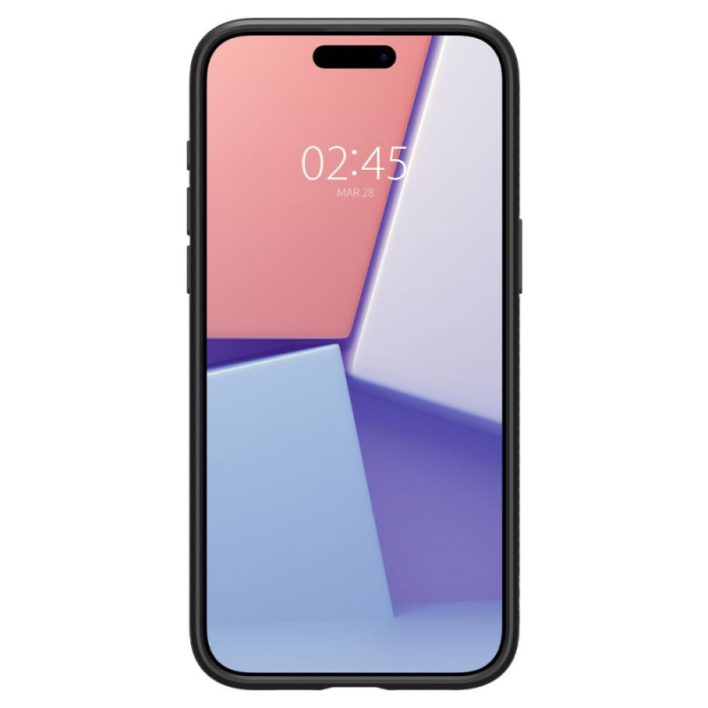 Spigen Liquid Air (ACS06704) vāciņš Apple iPhone 15 Pro, matēti melns