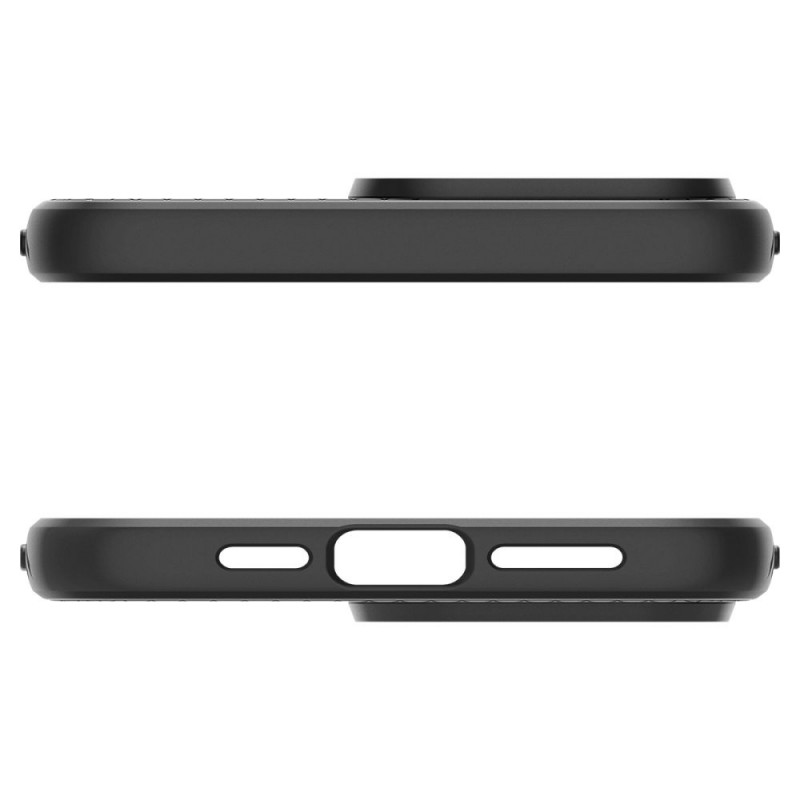 Spigen Liquid Air (ACS06704) vāciņš Apple iPhone 15 Pro, matēti melns