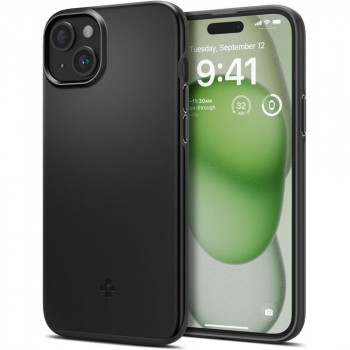 Spigen Thin Fit Spigen vāciņš Apple iPhone 15 Plus / 14 Plus, melns