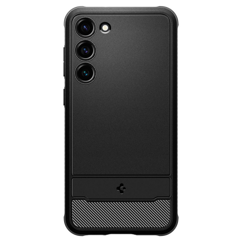 Spigen Rugged Armor korpuss Samsung Galaxy S23, matēti melns