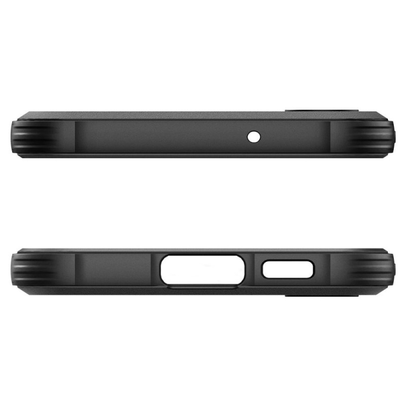 Spigen Rugged Armor korpuss Samsung Galaxy S23, matēti melns