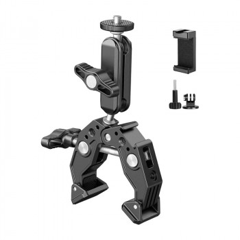 Neewer ST83 Super Clamp stiprinājums ar 3" divu lodveida galvu Magic Arm (10104474)