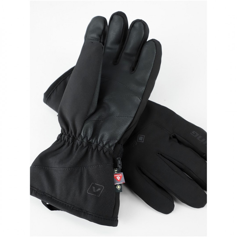 Viking Sherpa GTX 2.0 sieviešu slēpošanas cimdi, melni, 7. izmērs