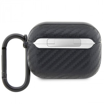 BMW BMAPWMPUCA2 Carbon Double Metal Logo vāciņš Apple AirPods Pro, melns