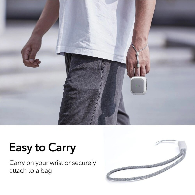 ESR Orbit HaloLock MagSafe apvalks Apple AirPods 4, balts