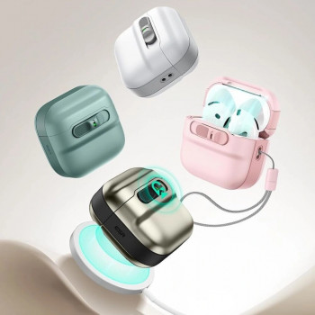 ESR Pulse HaloLock MagSafe futrālis Apple AirPods 4, melns