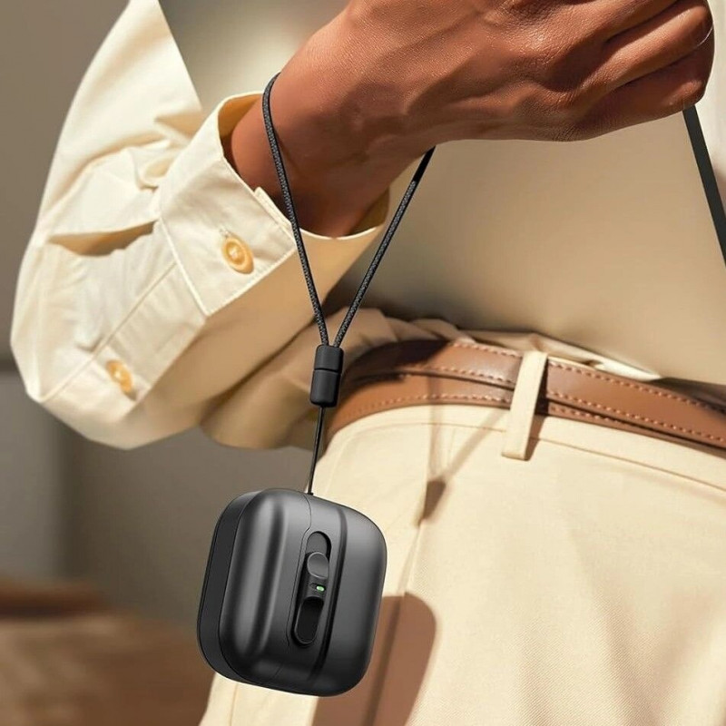 ESR Pulse HaloLock MagSafe futrālis Apple AirPods 4, melns