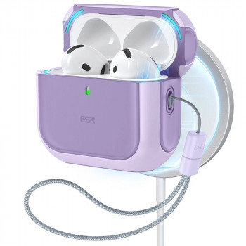 ESR Orbit HaloLock MagSafe apvalks Apple AirPods 4, purpura