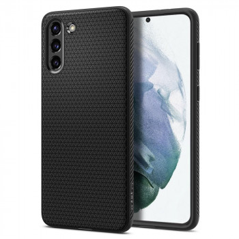 Spigen Liquid Air Spigen vāciņš Samsung Galaxy S21, matēti melns