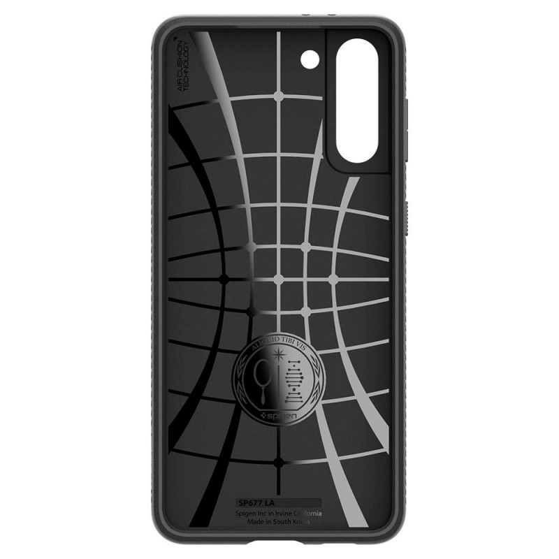 Spigen Liquid Air Spigen vāciņš Samsung Galaxy S21, matēti melns
