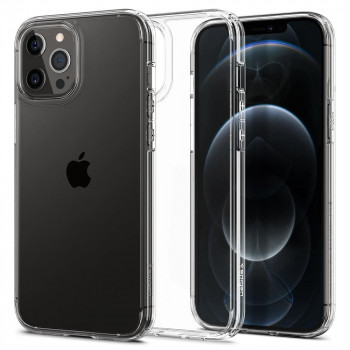 Spigen Ultra Hybrid Spigen viedtālruņa maciņš Apple iPhone 12 / 12 Pro, Crystal Clear