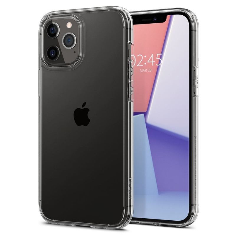 Spigen Ultra Hybrid Spigen viedtālruņa maciņš Apple iPhone 12 / 12 Pro, Crystal Clear