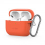 Tech-Protect Silicone Hook futrālis Apple AirPods Pro 1 / 2, Neon Orange