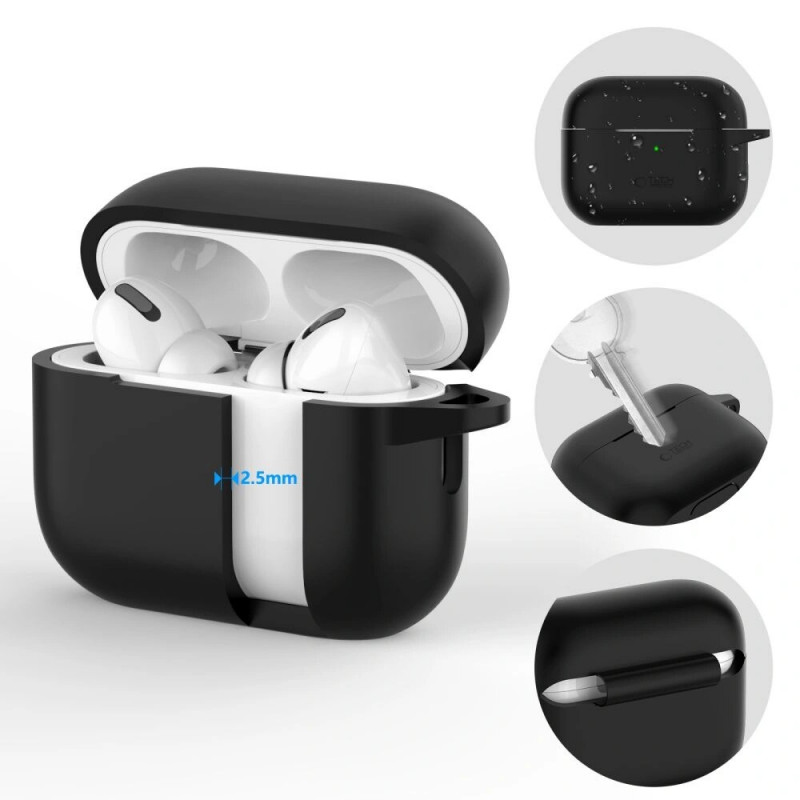 Tech-Protect Silicone Hook futrālis Apple AirPods Pro 1 / 2, Neon Orange