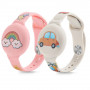 Tech-Protect Smooth Band bērnu aproce Apple AirTag 1 / 2, Colorful (2 gab.)