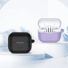 Tech-Protect Silicone Hook silikona maciņš Samsung Galaxy Buds 3 / 3 FE / 3 Pro, lavandas krāsā