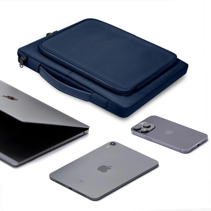 Tech-Protect Basic Bag portatīvā datora soma 15-16" Navy Blue