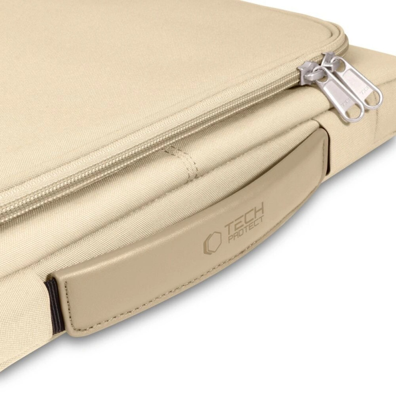 Tech-Protect Basic Bag portatīvā datora soma 15-16", Desert Beige